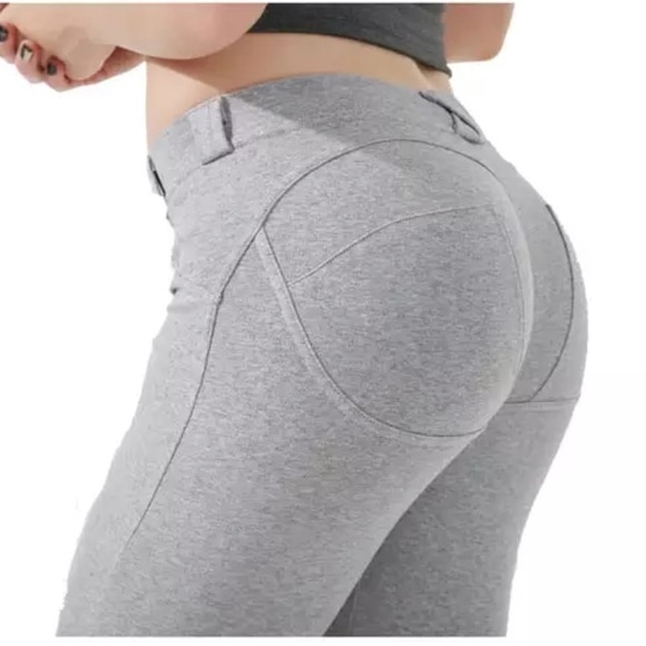 Push Up Gray Leggings - Picture 7 of 8